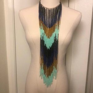 Bohemian beaded necklace